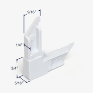 crumページ SWISCO.com: Square Cut Corner, White