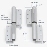 DImensions and alternate view of 10-701