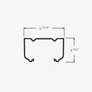 View of profile and dimensions for 23-601