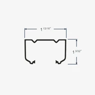 View of profile and dimensions for 23-601
