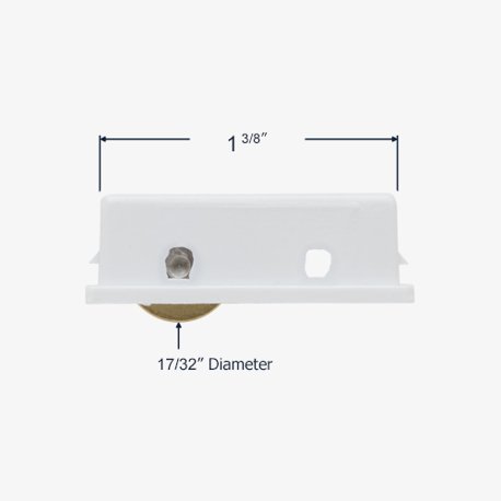 Side view and dimensions of 87-238