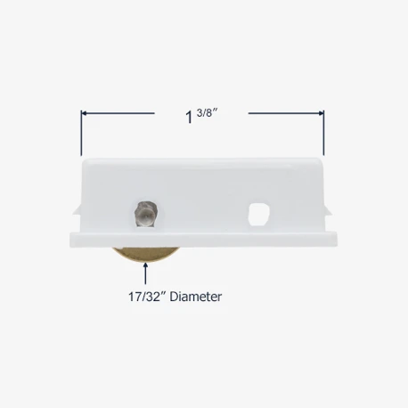 Side view and dimensions of 87-238