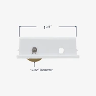 Side view and dimensions of 87-238