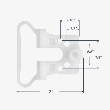 Alternate view and dimensions for 38-210