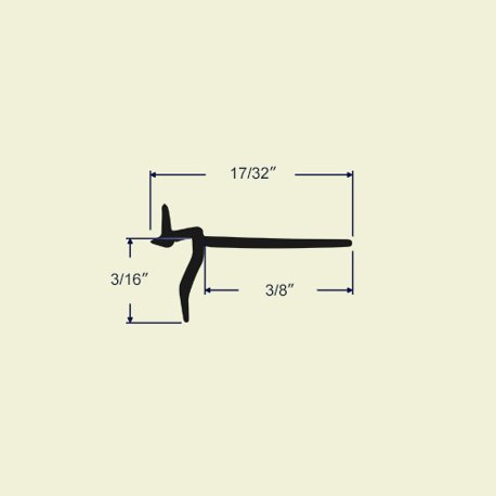 Profile and dimensions of 55-214