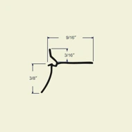 Profile and dimensions of 55-215