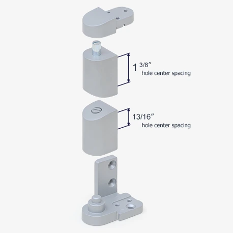 Hole center dimensions for 79-132