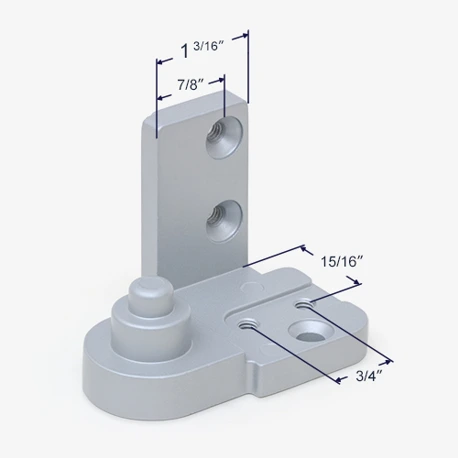 Additional dimensions for the bottom pivot