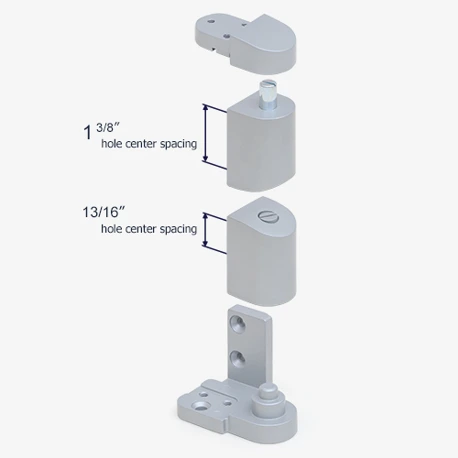 Hole center dimensions for 79-131