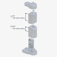 Hole center dimensions for 79-131