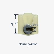 View of 15-105 in the Closed Position