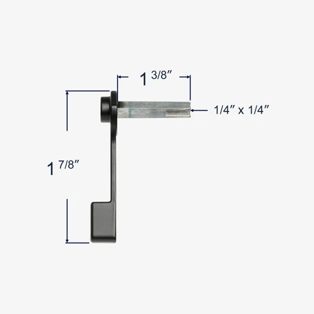 Lever dimensions for 82-271