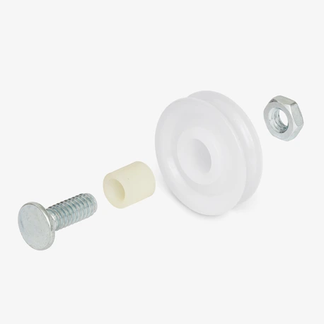 Exploded view of 84-014 wheel assembly