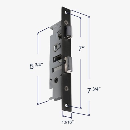 Mortise Dimensions for 40-222
