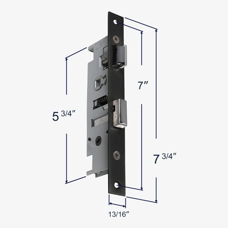 Mortise Dimensions for 40-222