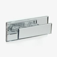 Large Clear Stick-on Mirror Pull