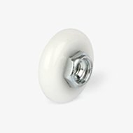 7/8" Round Shower Door Wheel