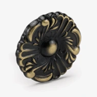 1-1/2" Antique Brass Knob Thumbnail Image