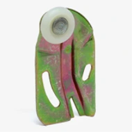 Front, 1/4" Offset Door Roller, 3/4" Dia. Thumbnail Image