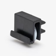 Sliding Window Roller, 1/2" Flat Wheel