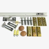 4' Bifold Door Track and Hardware Kit, 4 Panel