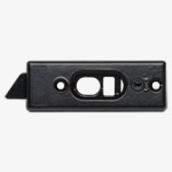 Black Metal Neutral Tilt Latch, 2-5/16"