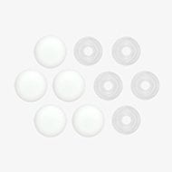 White Snap Cap Screw Cover (5 Sets)