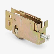 Sliding Door Roller Assembly, 1"dia. Flat Wheel Thumbnail Image