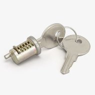 Key Tumbler For 1" Thick Door