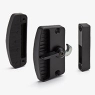 Sliding Screen Door Lock Assembly, Black