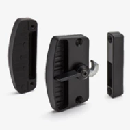 Sliding Screen Door Lock Assembly, Black Thumbnail Image