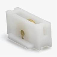 Sliding Window Roller, 3/8" Flat Brass Wheel Thumbnail Image