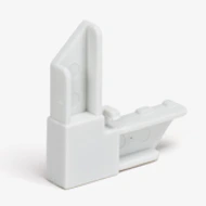 3/4" x 3/8" Outside Screen Frame Corner, White Thumbnail Image