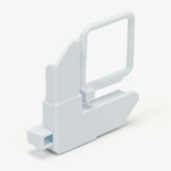 Screen Corner Latch with Pull, 7/8" x 5/16"