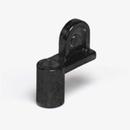 Black Metal Clip, 3/8" offset