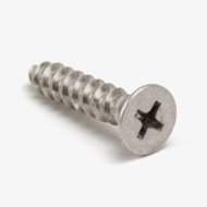 #10 x 1" Flat Head Philips SS Screw