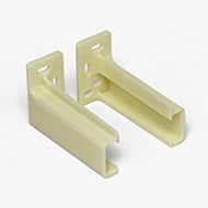 Drawer Track Back Plate, Pair