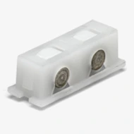 Double Roller Assembly, 1/2" Nylon Flat Thumbnail Image