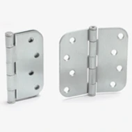 4" Plain Bearing Hinge Pair, Satin Chrome Thumbnail Image
