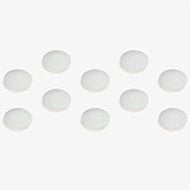 67-017 White Snap Cap Screw Cover (5 Sets) : SWISCO.com