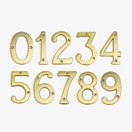 Solid Brass House Numbers