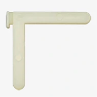 .191" x .161" Nylon Corner With Guide Thumbnail Image