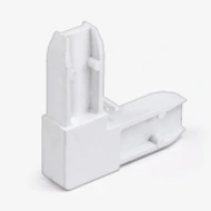 3/4" x 3/8" Outside Screen Frame Corner, White Thumbnail Image