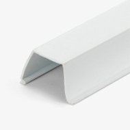 3' White Vinyl Glazing Bead, Florida Extruders