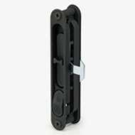 Black Sliding Screen Door Latch, 5-1/8"