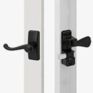 Lever Handle Set With Interior Deadbolt