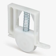 Screen Door Roller, 1" Nylon Concave