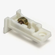 Sliding Window Roller, 3/8" Flat Brass Wheel Thumbnail Image
