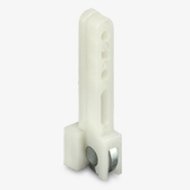 Sliding Window Roller, 1/2" Flat Edge Wheel