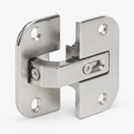 Pie-cut Corner Hinge